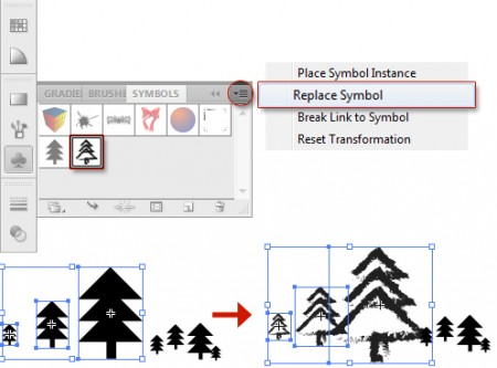 Symbols and Instances Tutorial Adobe Illustrator