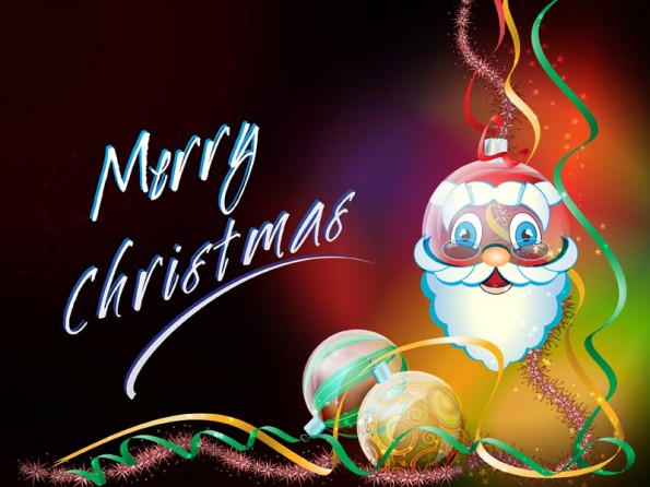 Christmas Balls, Xmas decorations, Santa Claus, Laughing Santa, Christmas ribbons, tinsel clip art, santa claus clipart, christmas greeting card, christmas card, Christmas clip art, santa clip art, santa xmas card, christmas streamers,