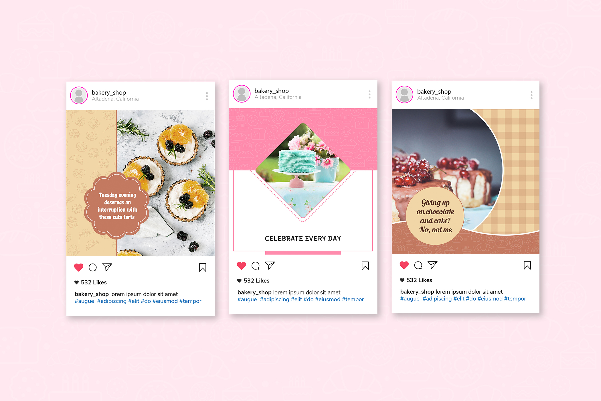 Original Instagram Post Templates for Home Catering Businesses